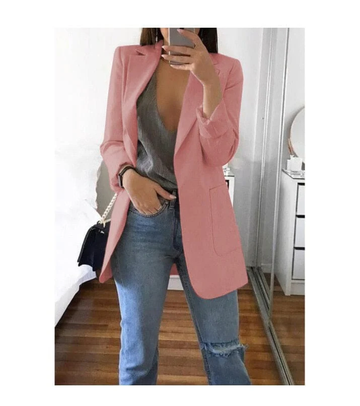 Veste longue Women's Oversize Décontractée – Image 8